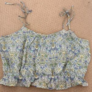 J. Crew Multicolor Paisley Camisole